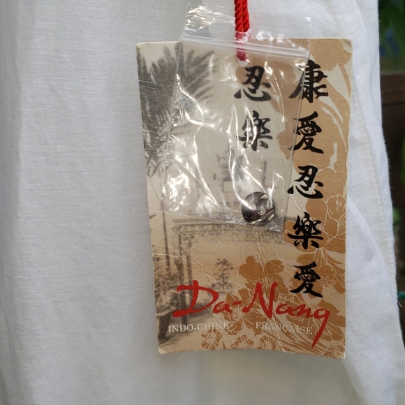 Da-Nang S White Silk Blend Tank - Picture 4 of 6